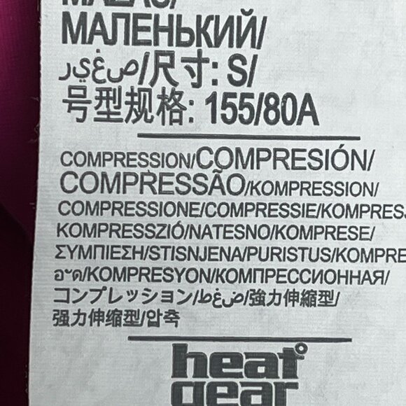 Under Armour HeatGear Strappy Sports Bra Black Pink Size Small - Picture 7 of 11